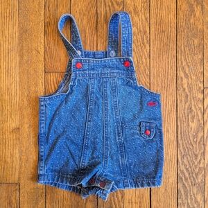 Vintage Izod Lacoste Baby 12M Denim One-piece Romper Suit